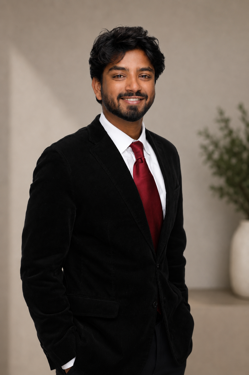 Ari Bhattacharjee with buyer clients