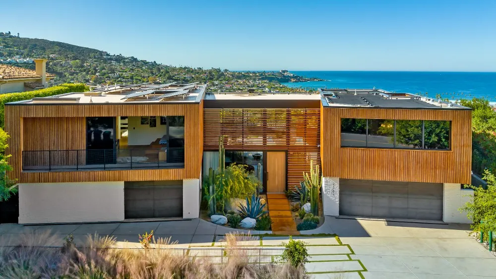 A San Diego home with a clean, well-kept approach from the street